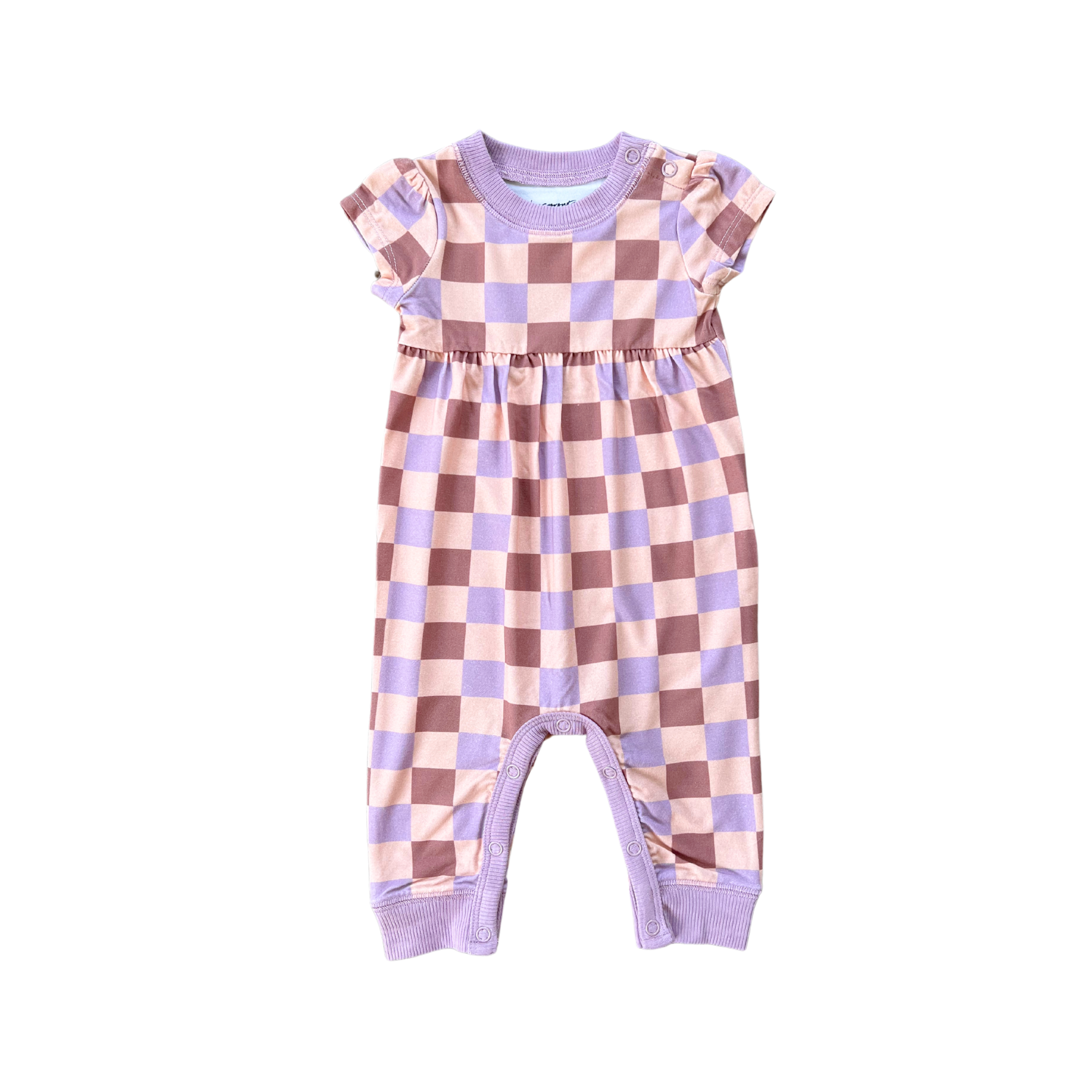 Girl's Short Sleeve Pant Romper
