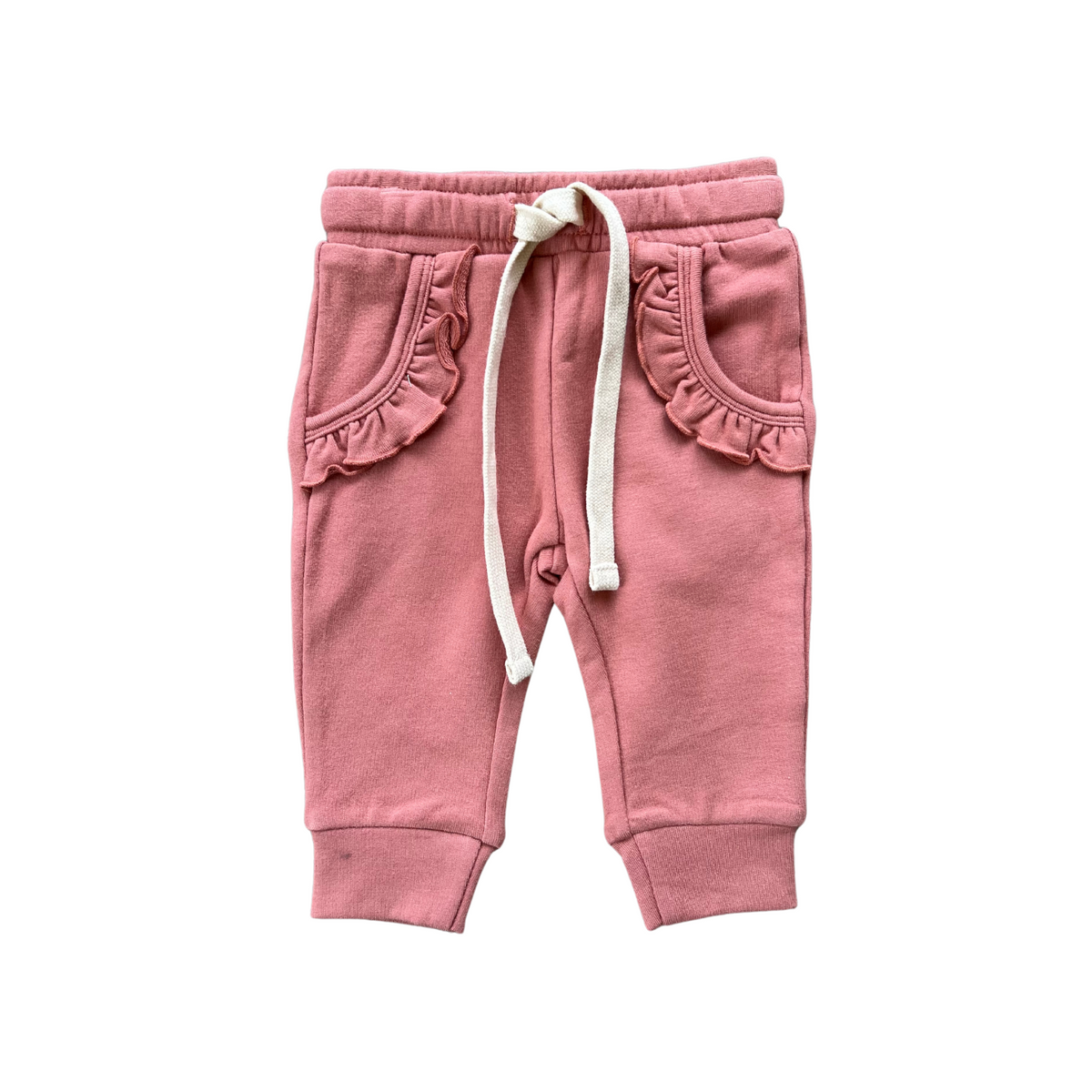 Girl's Ruffle Joggers