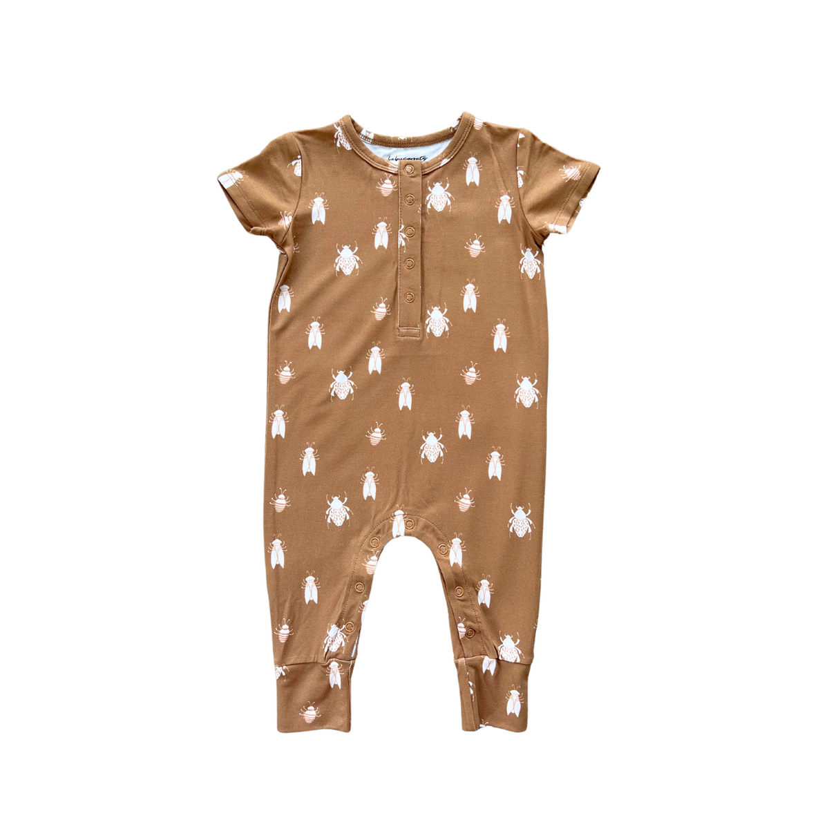 Short Sleeve Henley Romper