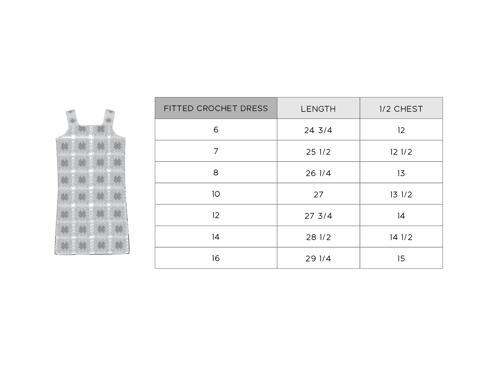 Fitted Crochet Dress - babysprouts clothing company