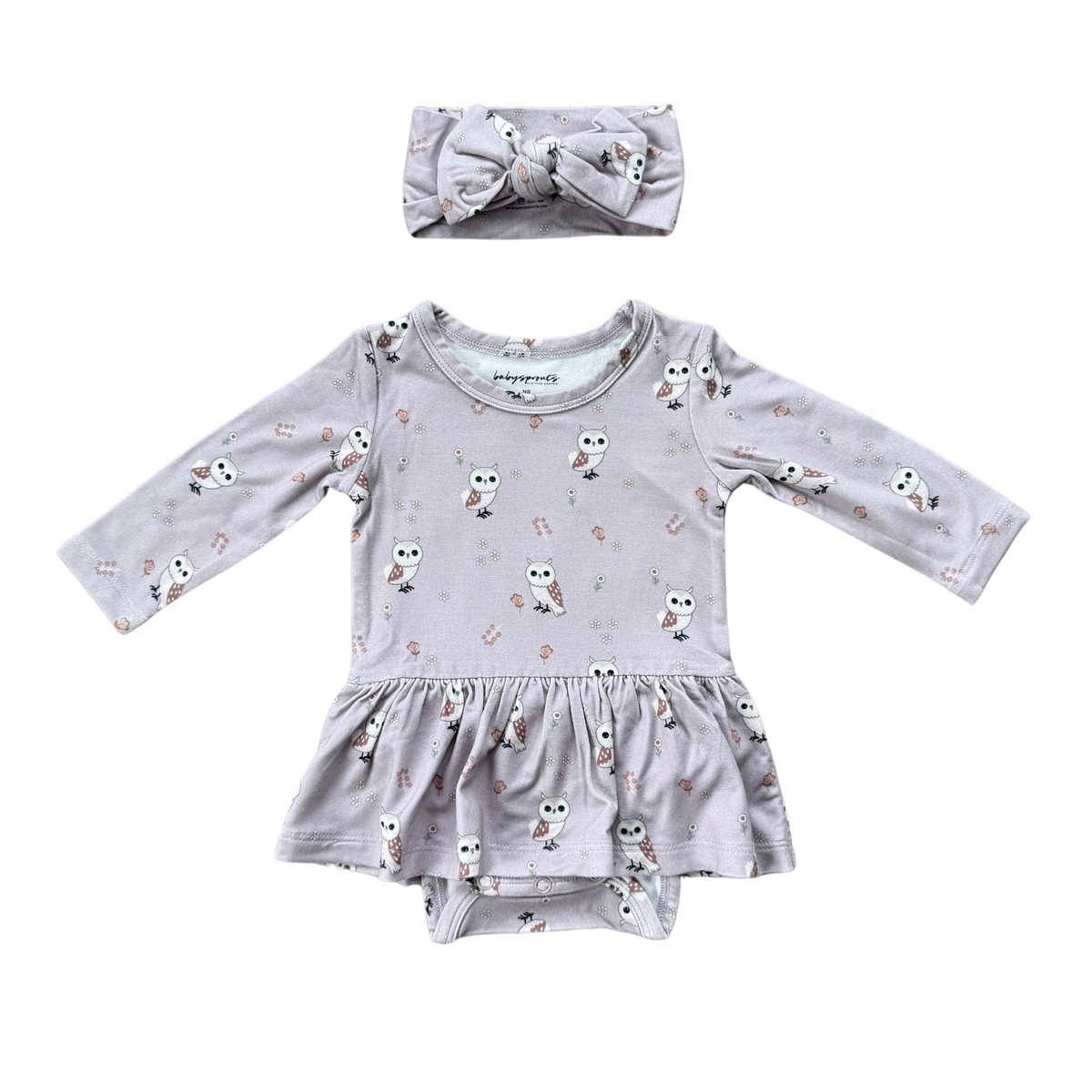 Girl's Bodysuit Dress Set