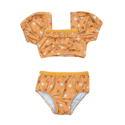 Girl's Puff Sleeve Swimsuit - babysprouts clothing company