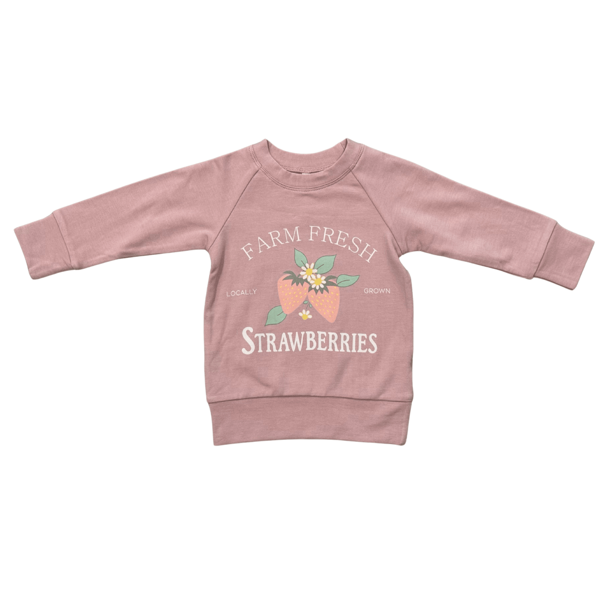 Girl's Raglan Sweatshirt - babysprouts clothing company