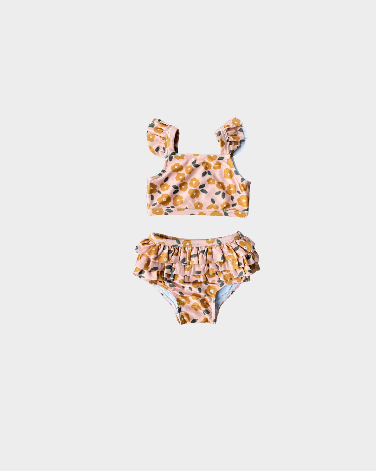Girl's Two-Piece Ruffle Swim Suit SAMPLE