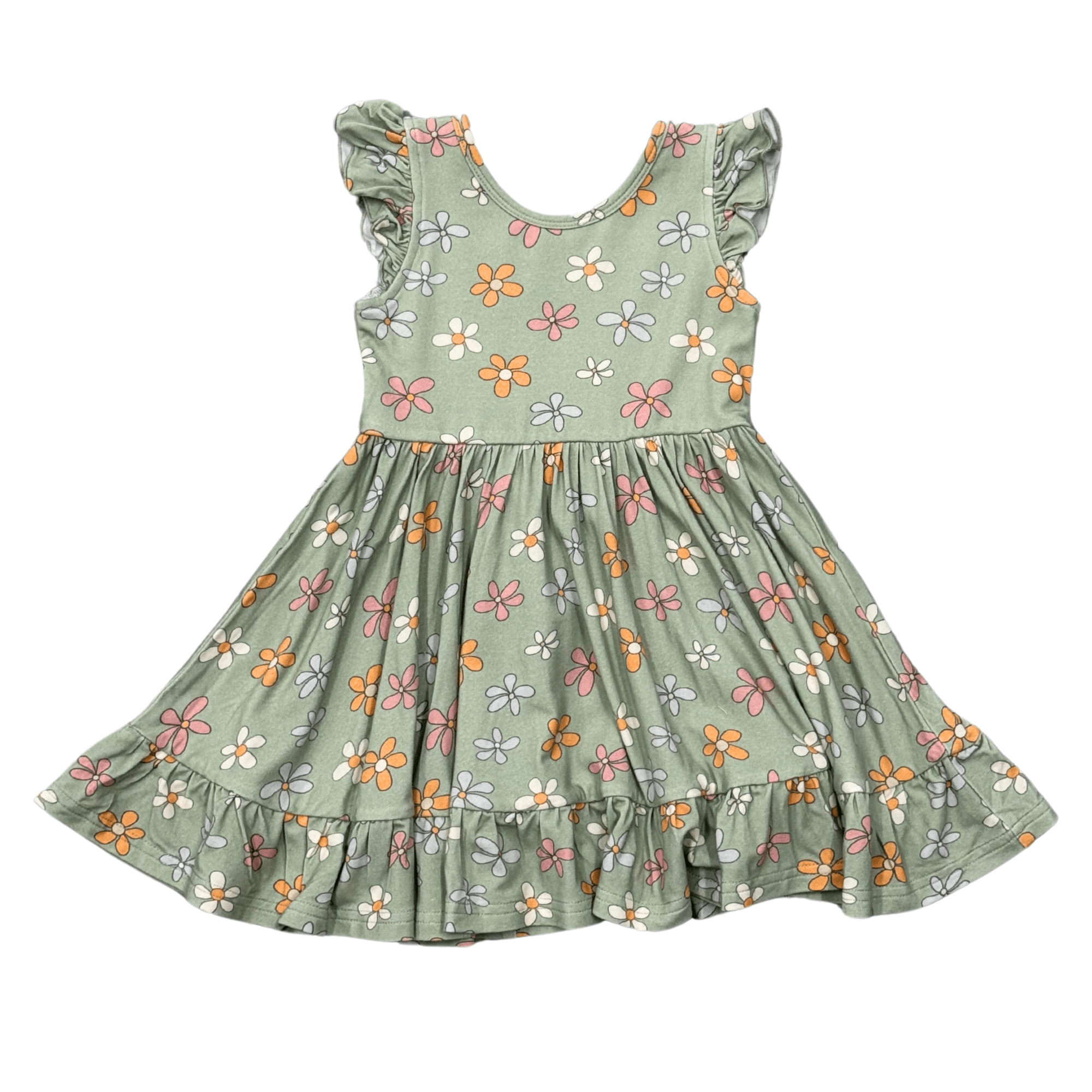 Girl's Sleeveless Twirl Dress - babysprouts clothing company