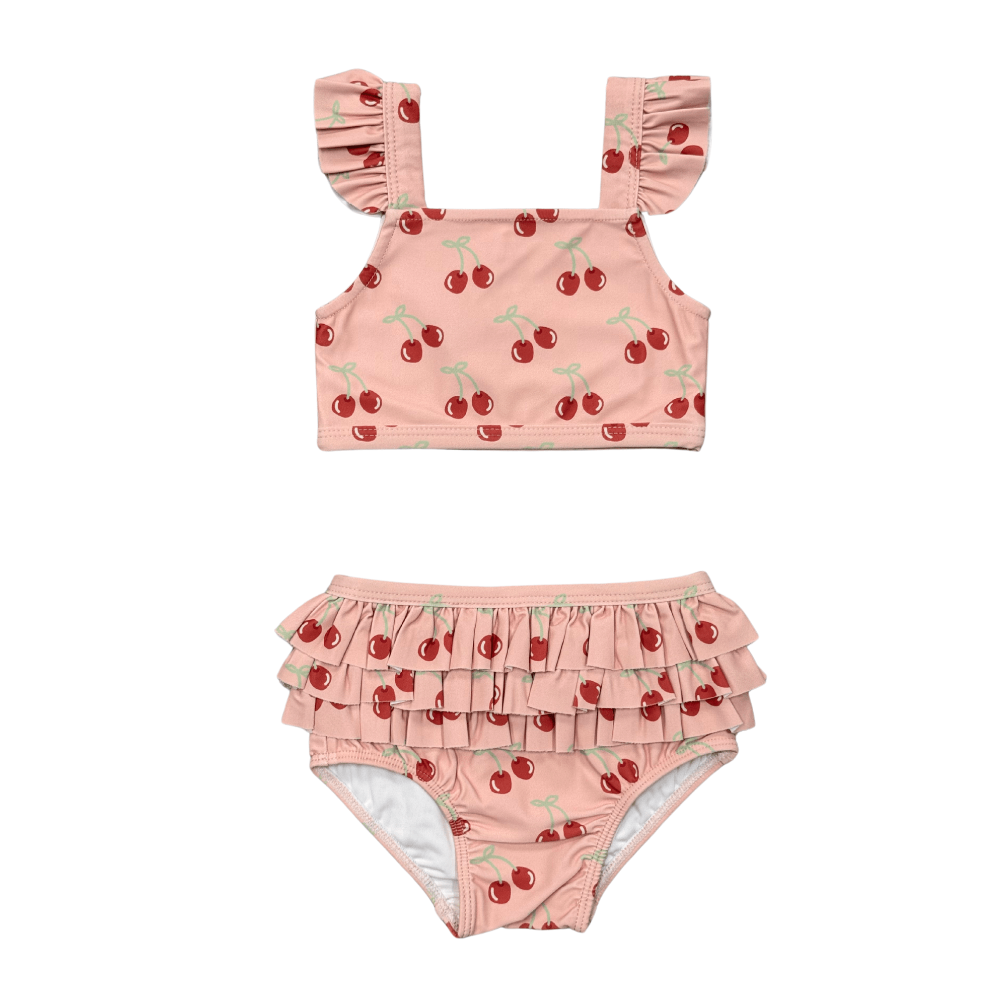 Girl's Two - Piece Ruffle Swimsuit - babysprouts clothing company