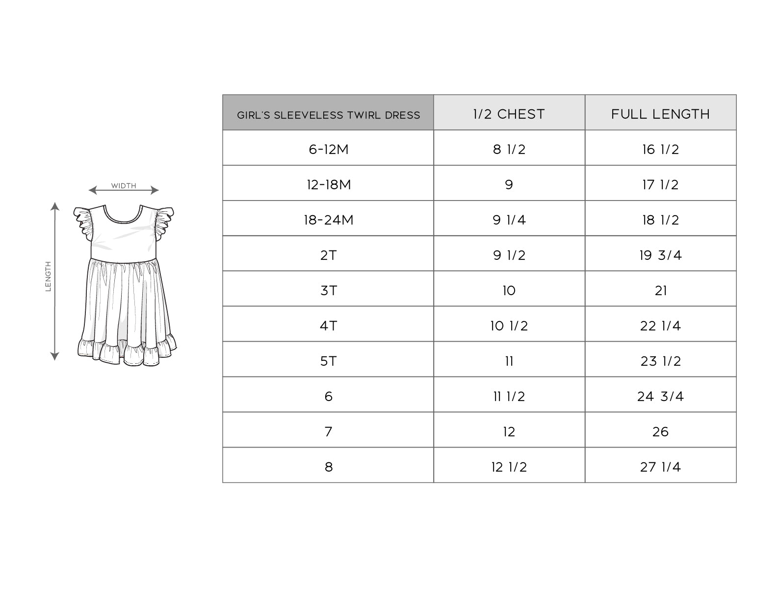 Girl's Sleeveless Twirl Dress - babysprouts clothing company