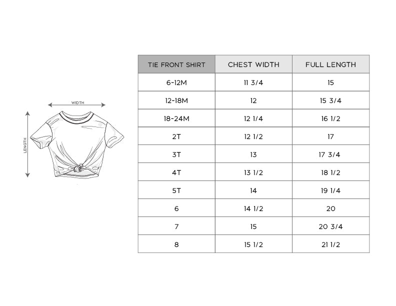 Girl's Tie Front Shirt - babysprouts clothing company
