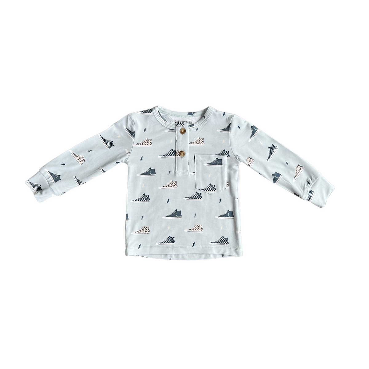 Long Sleeve Henley Shirt