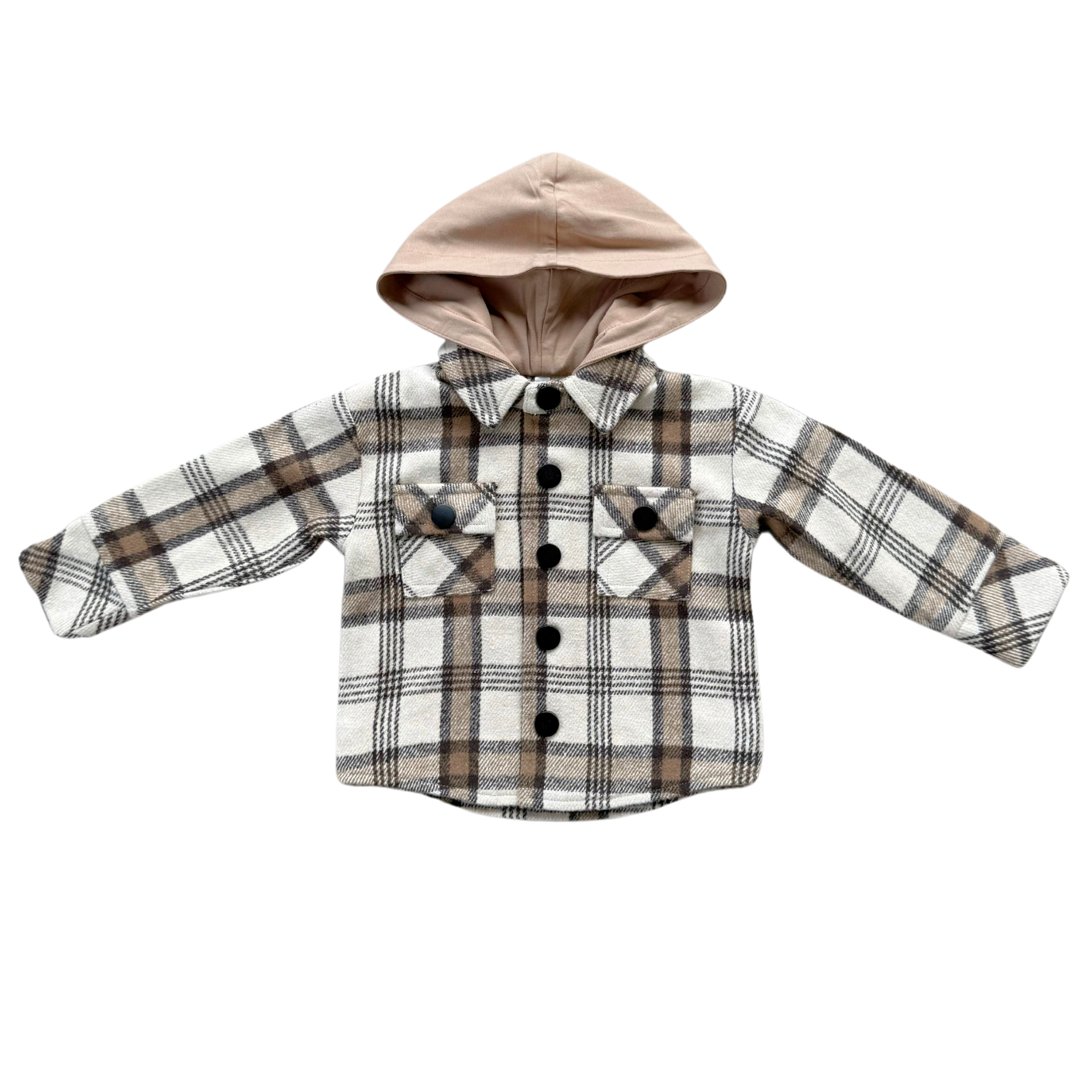 Kid's Hooded Shacket