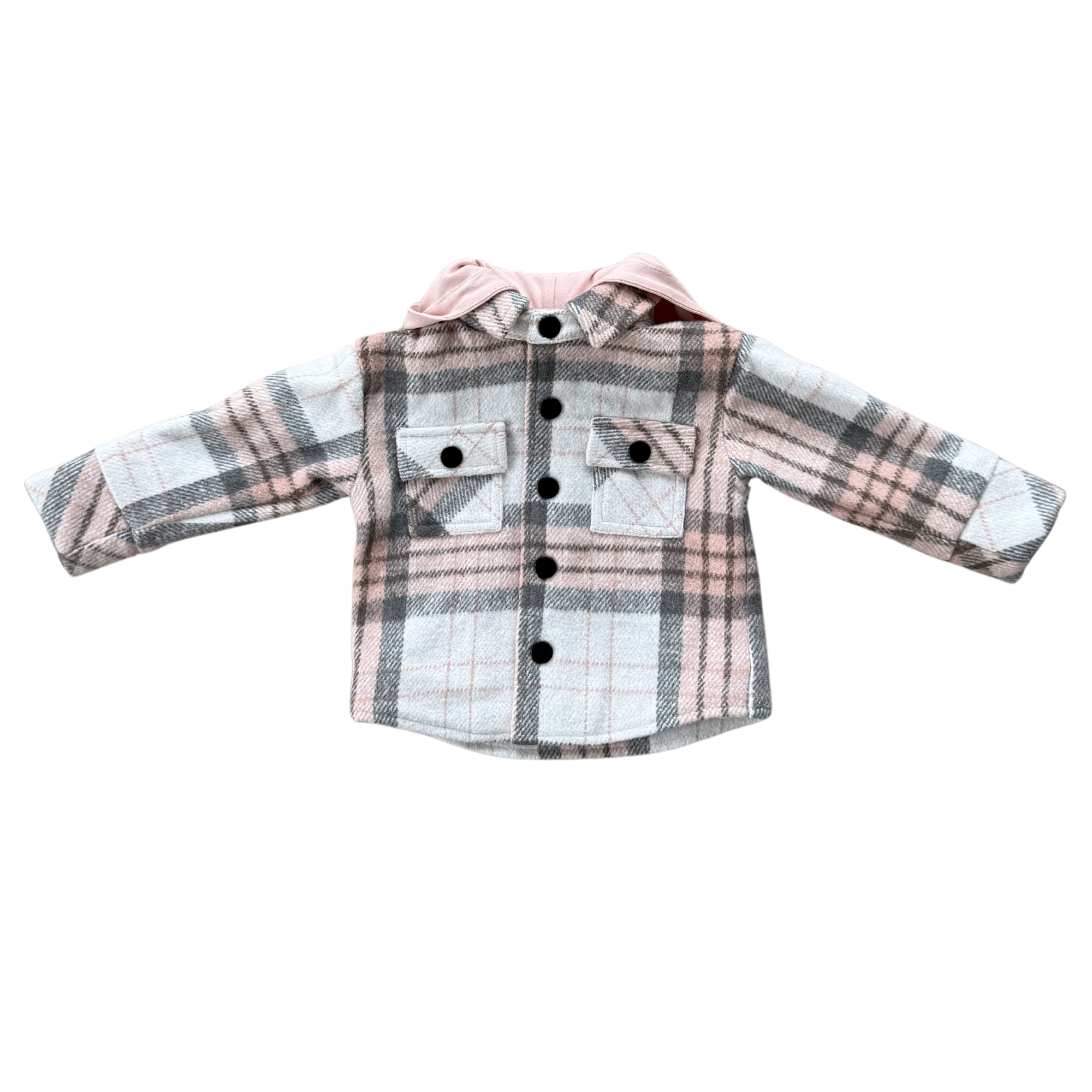 Kid's Hooded Shacket