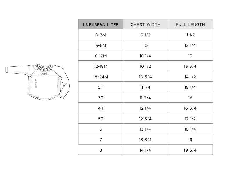 Long Sleeve Baseball Tee