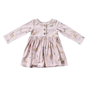 Long Sleeve Henley Dress