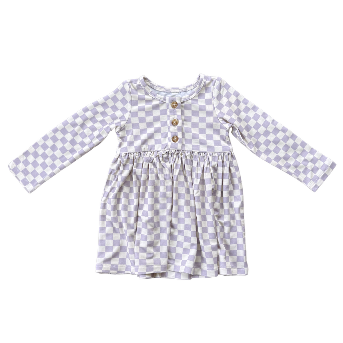 Long Sleeve Henley Dress