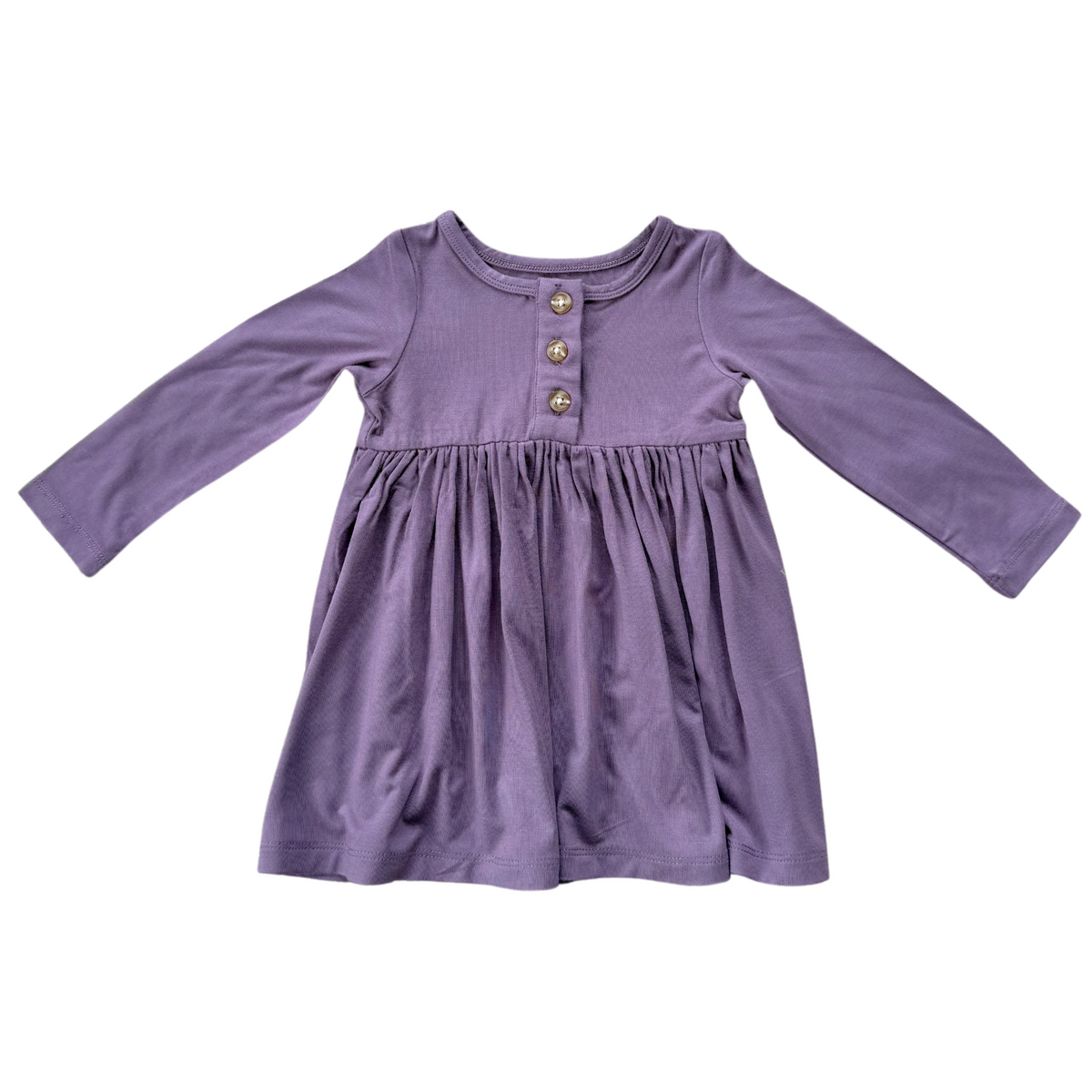 Long Sleeve Henley Dress