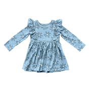 Long Sleeve Ruffle Dress - babysprouts clothing company