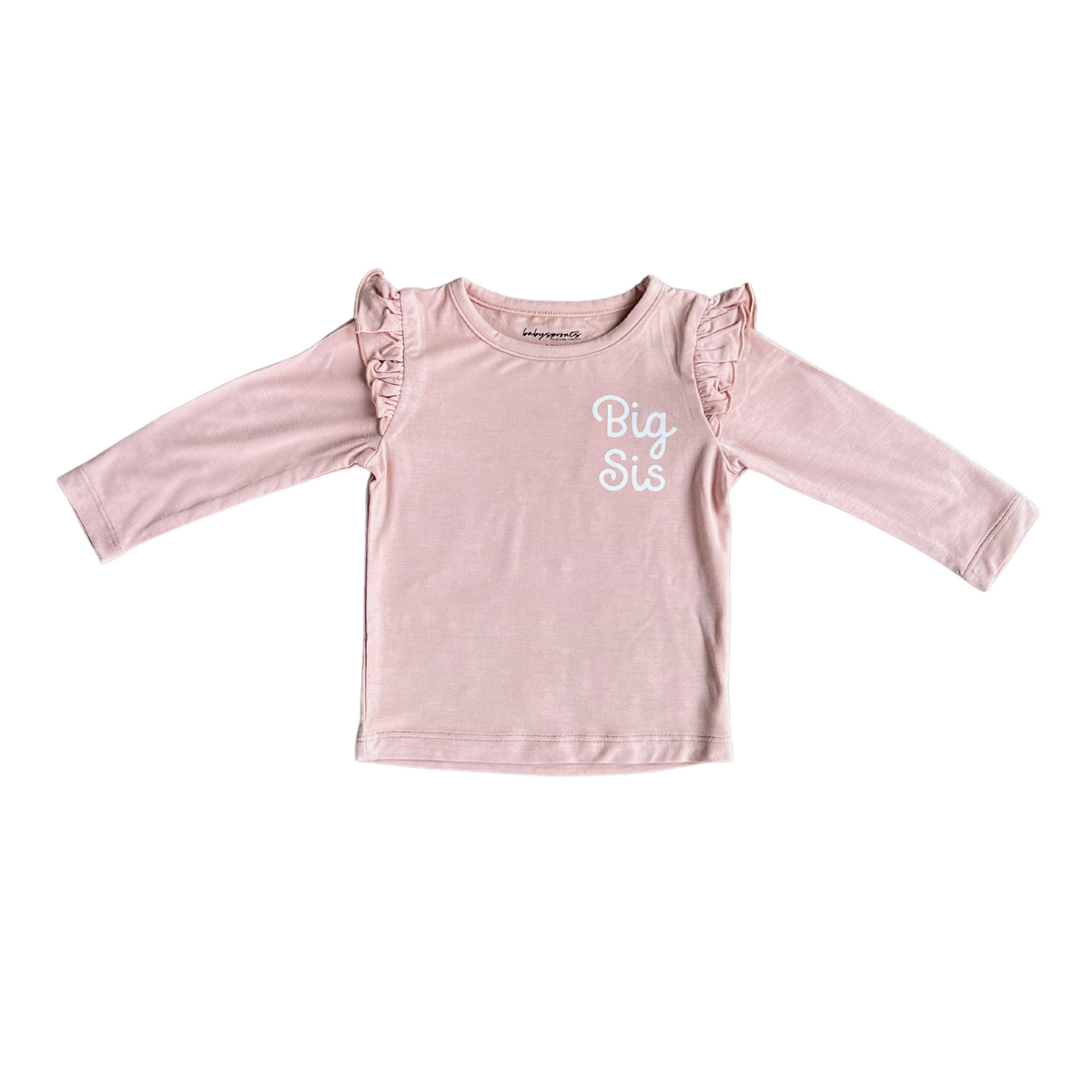 Girl's Long Sleeve Ruffle Top
