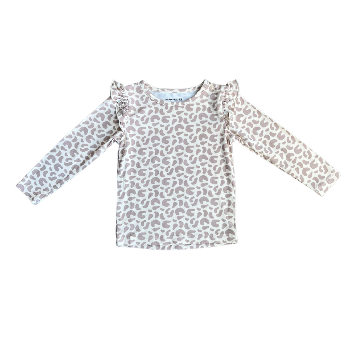 Girl's Long Sleeve Ruffle Top