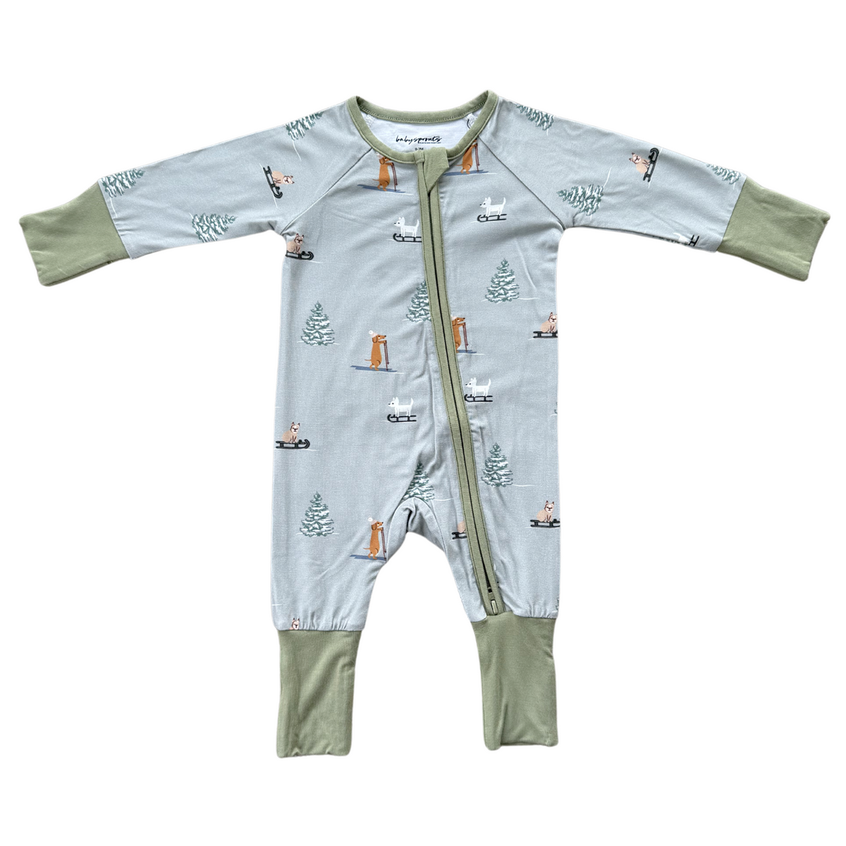 Long Sleeve Zip Romper