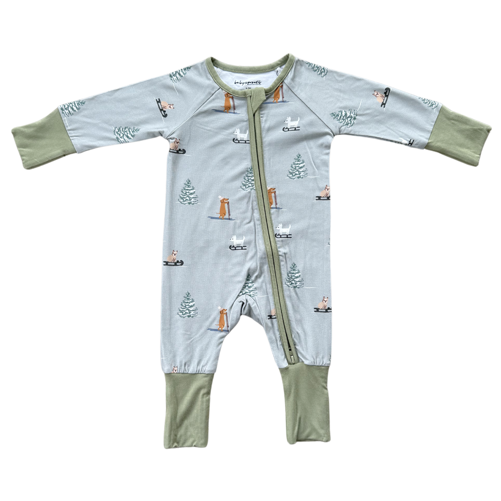 Long Sleeve Zip Romper