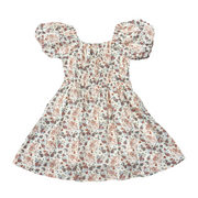 Peasant Bubble Sleeve Dress