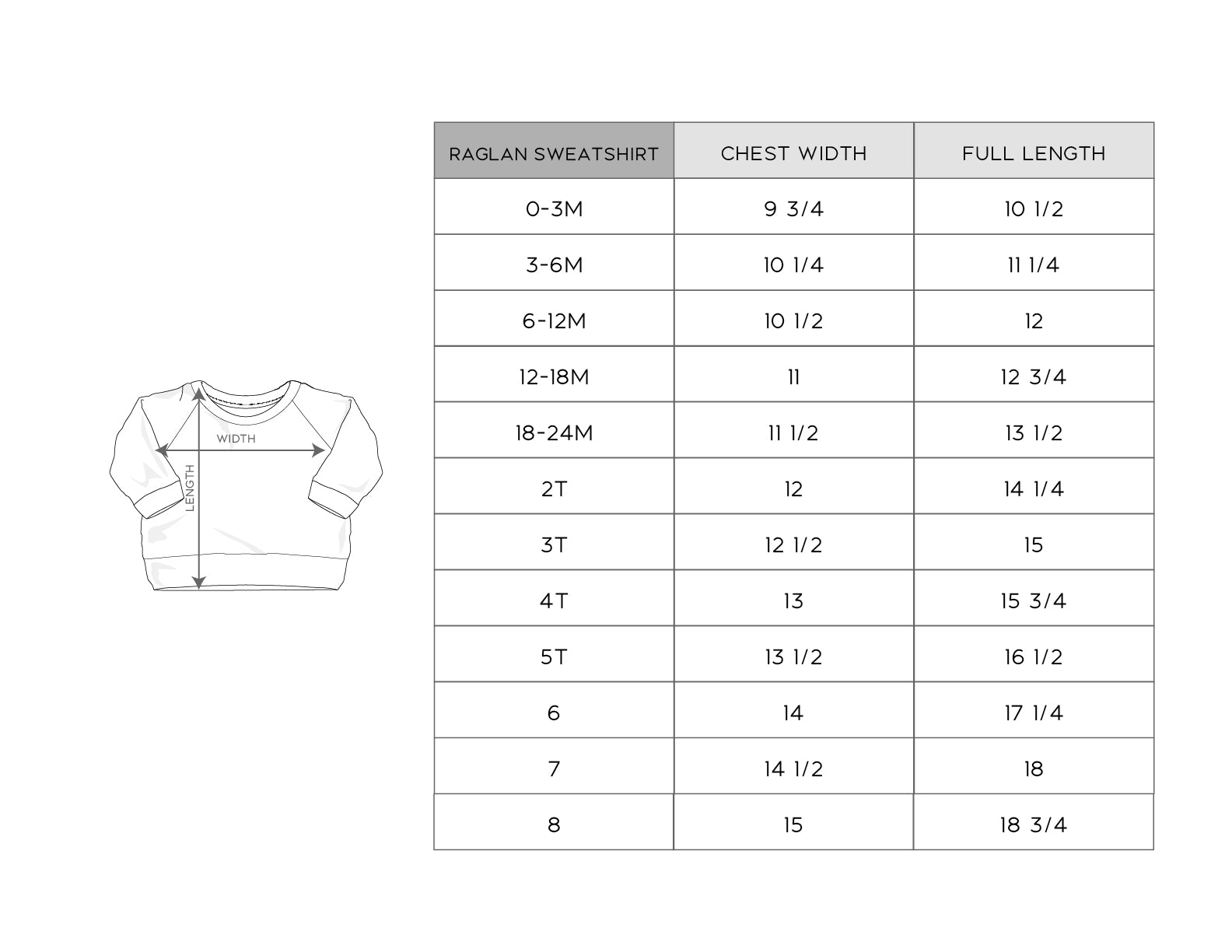 Boy's Raglan Sweatshirt