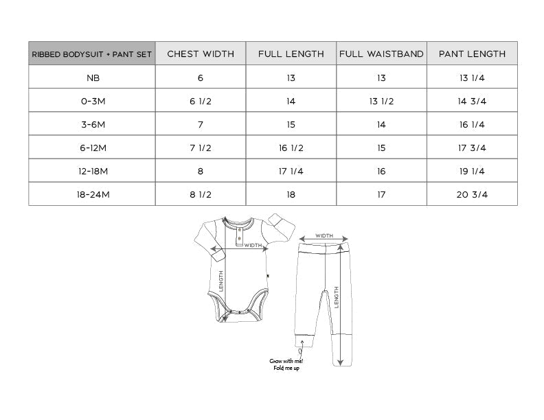 Ribbed Henley Bodysuit Set SAMPLES