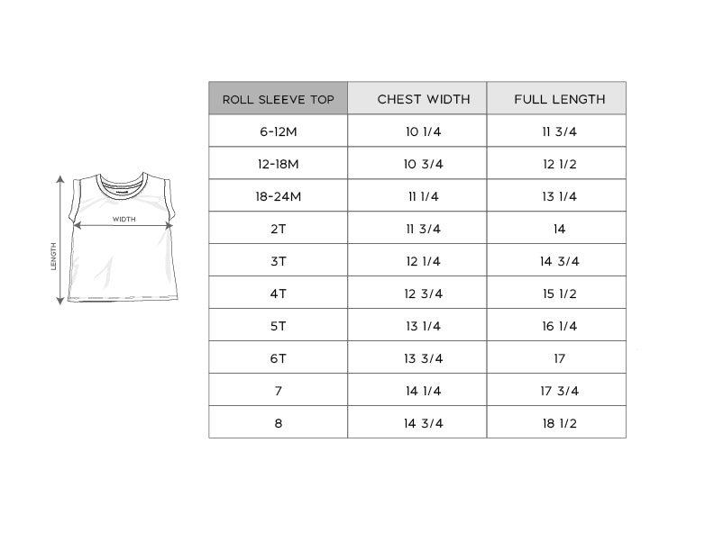 Roll Sleeve Top