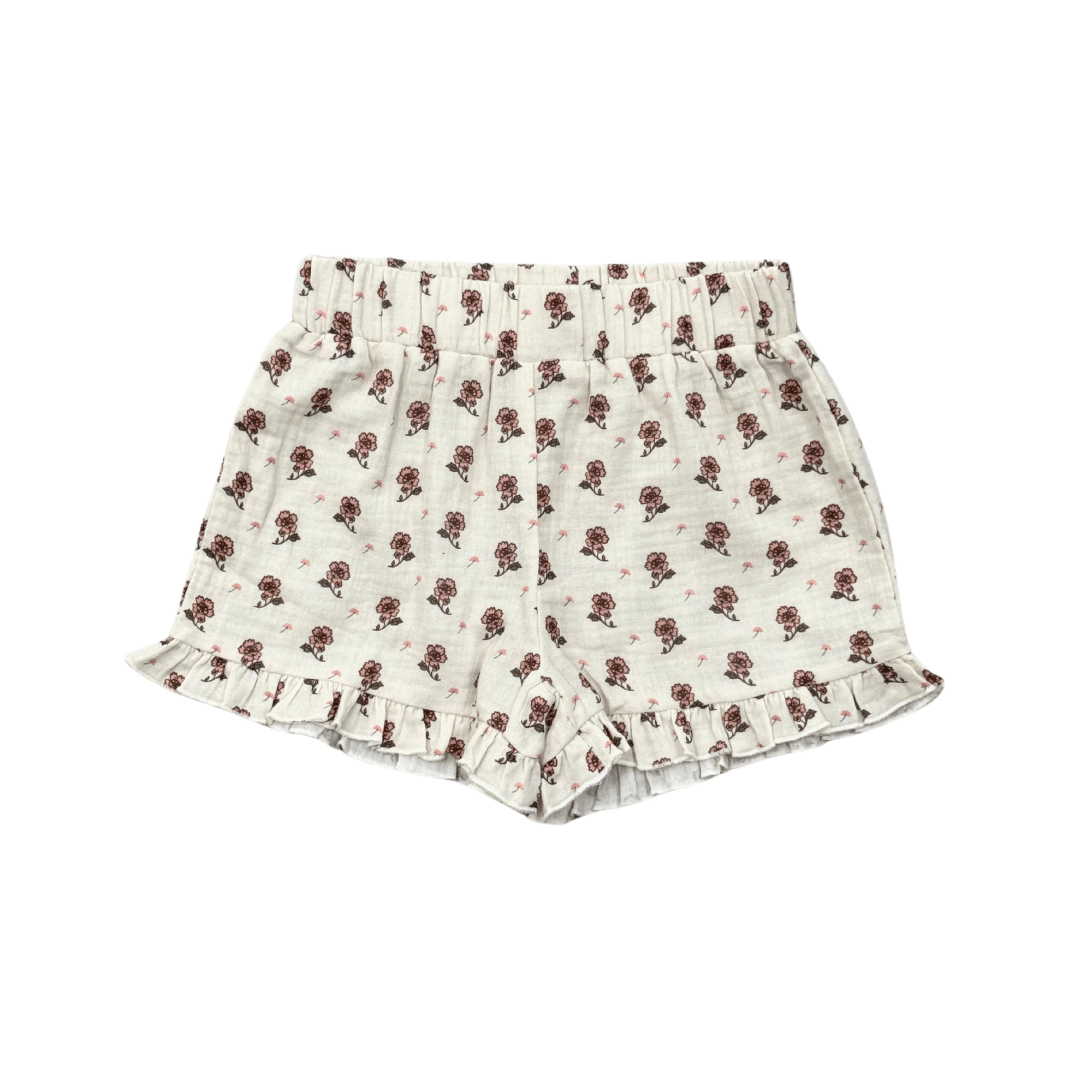 Ruffle Gauze Shorts - babysprouts clothing company