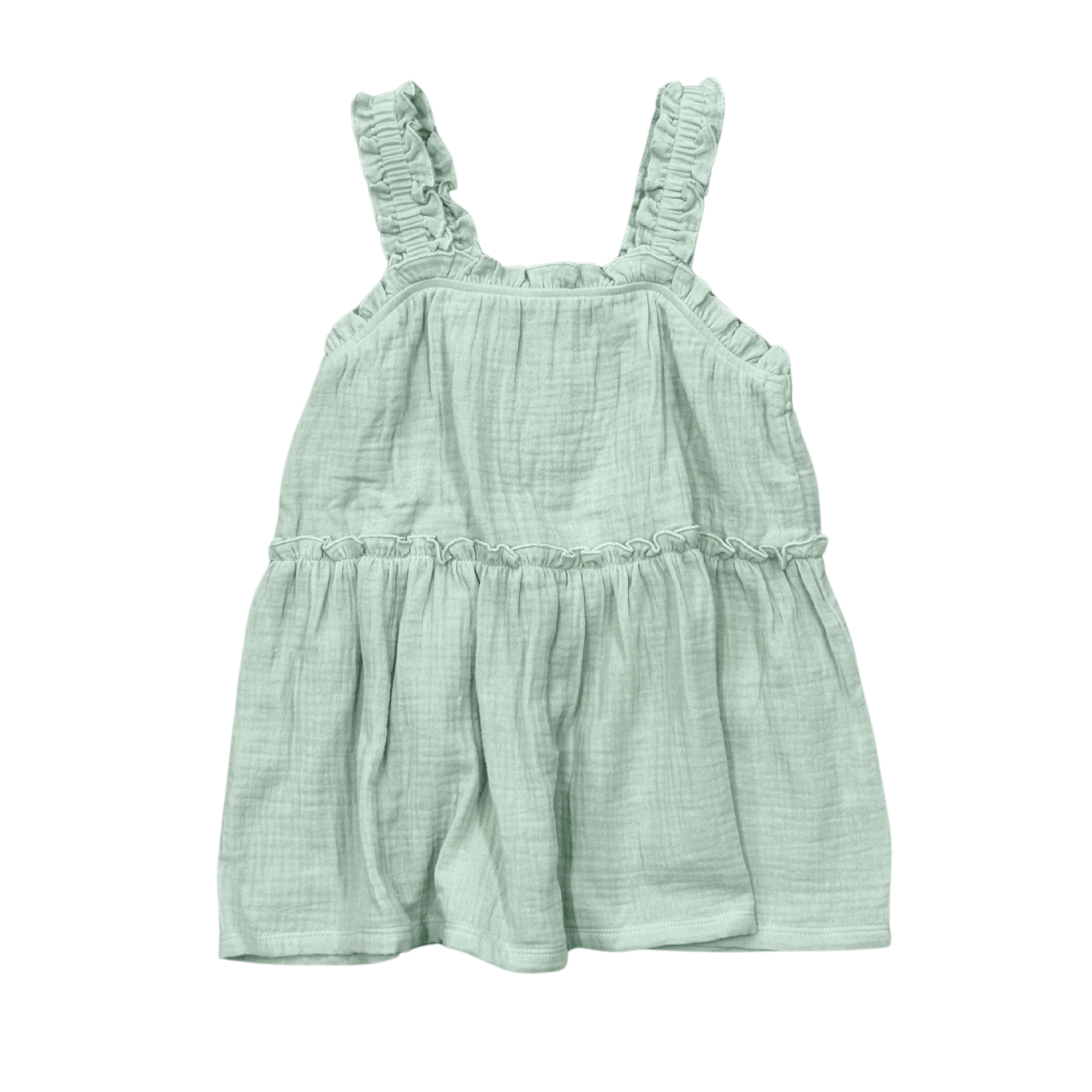 Ruffle Gauze Tank - babysprouts clothing company