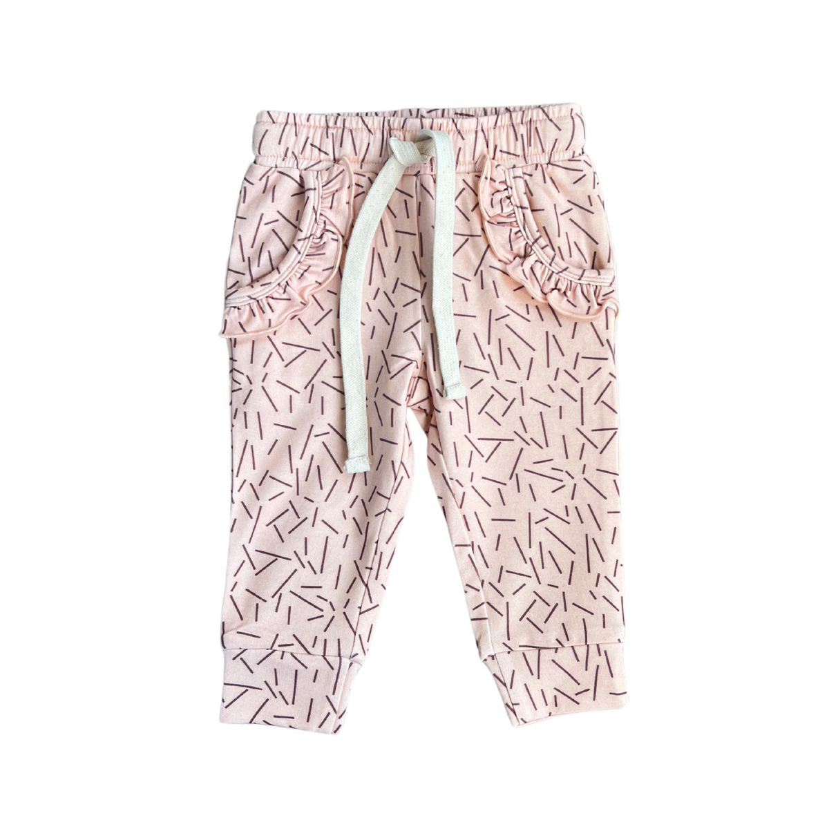 Girl's Ruffle Joggers