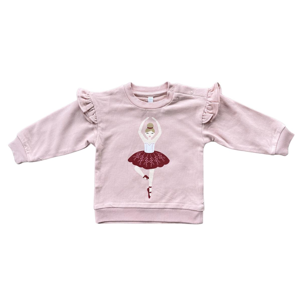Ruffle Sweatshirt