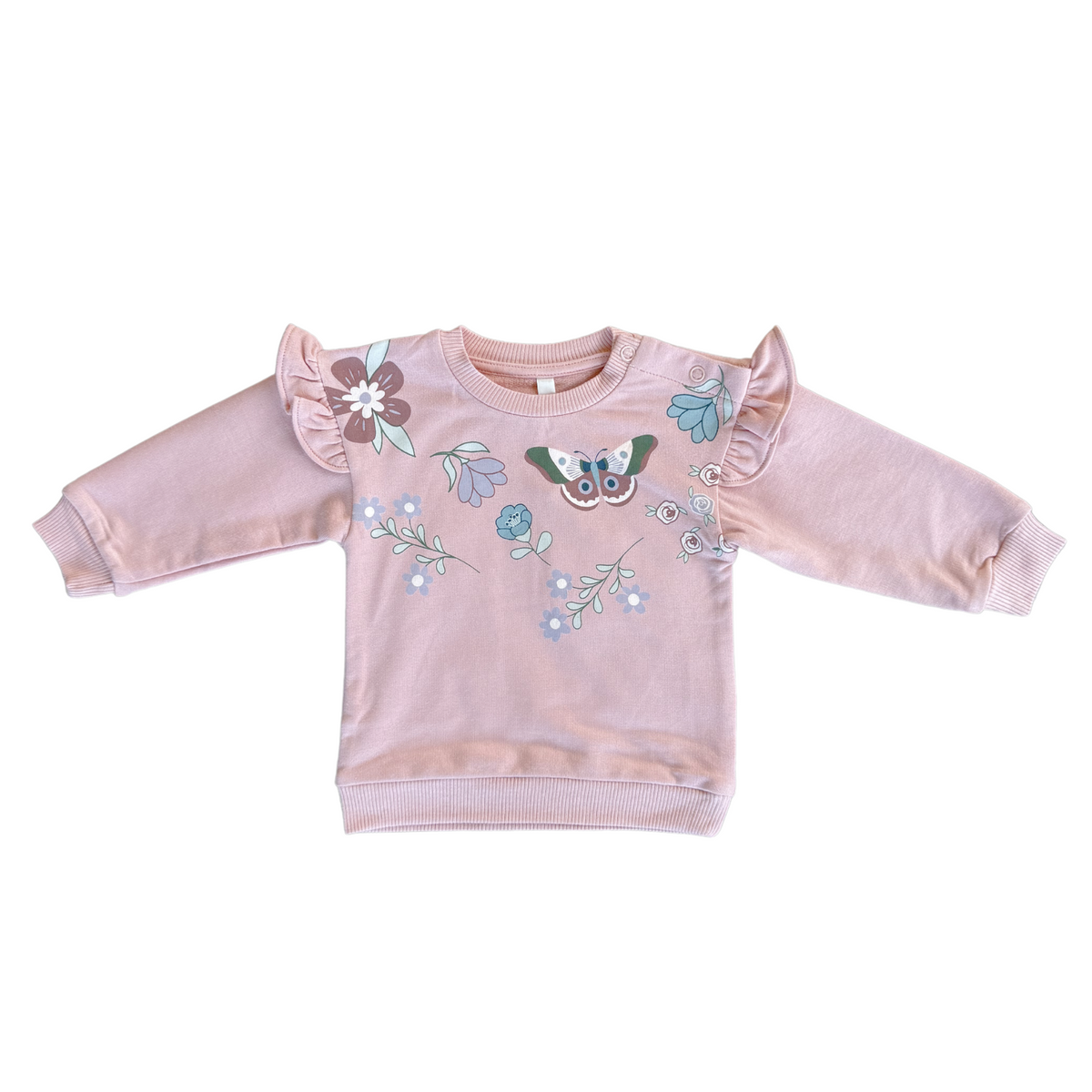 Ruffle Sweatshirt