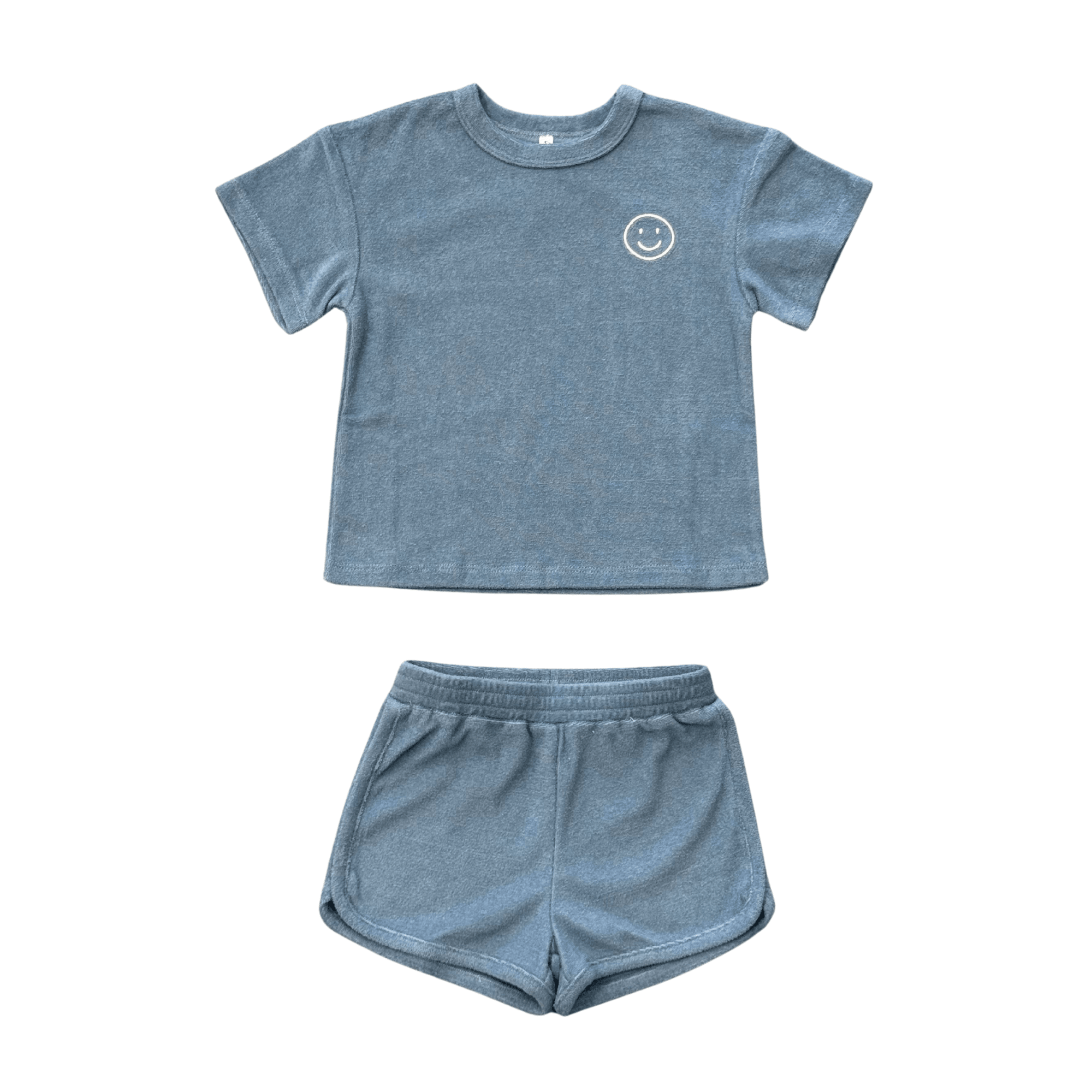 Short Sleeve Cotton Terry Set - babysprouts clothing company