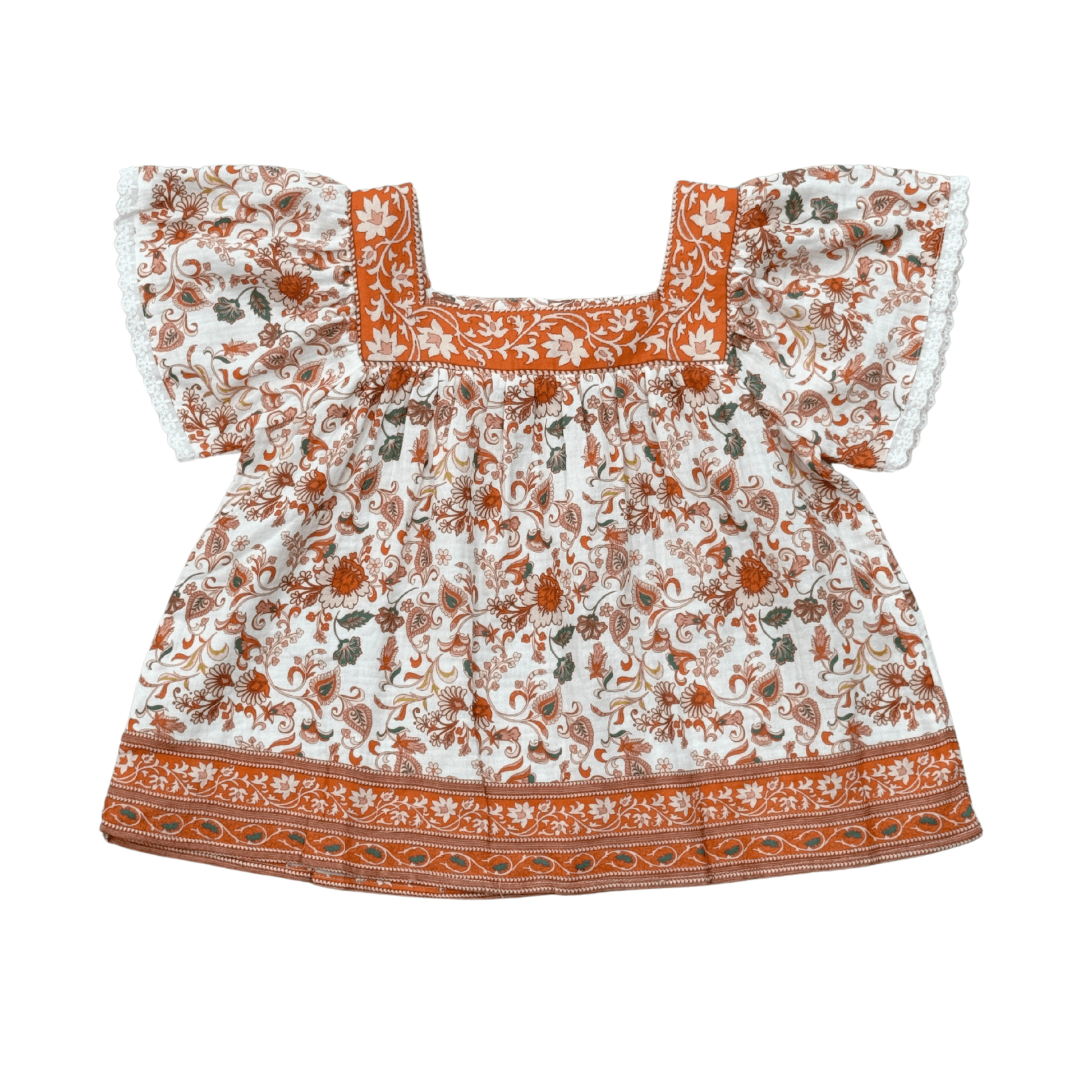 Square Neck Peasant Top - babysprouts clothing company