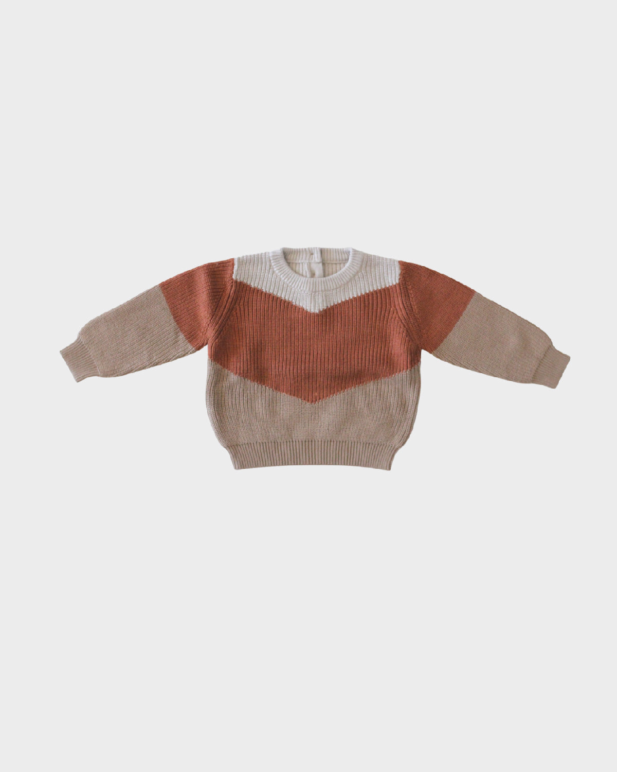Tri Color Knit Sweater SAMPLES