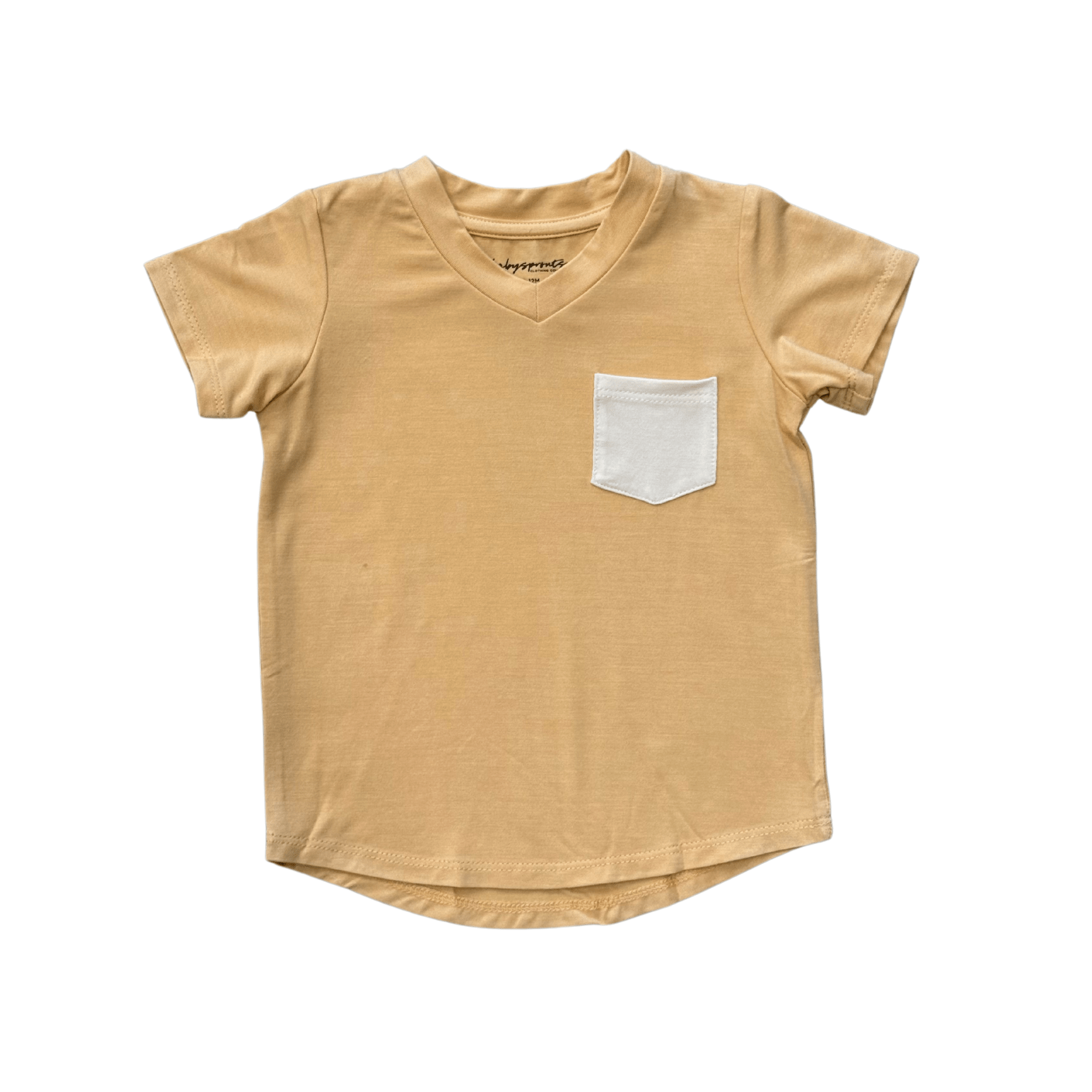 V - Neck Pocket Tee - babysprouts clothing company