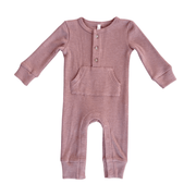 Waffle Romper - babysprouts clothing company